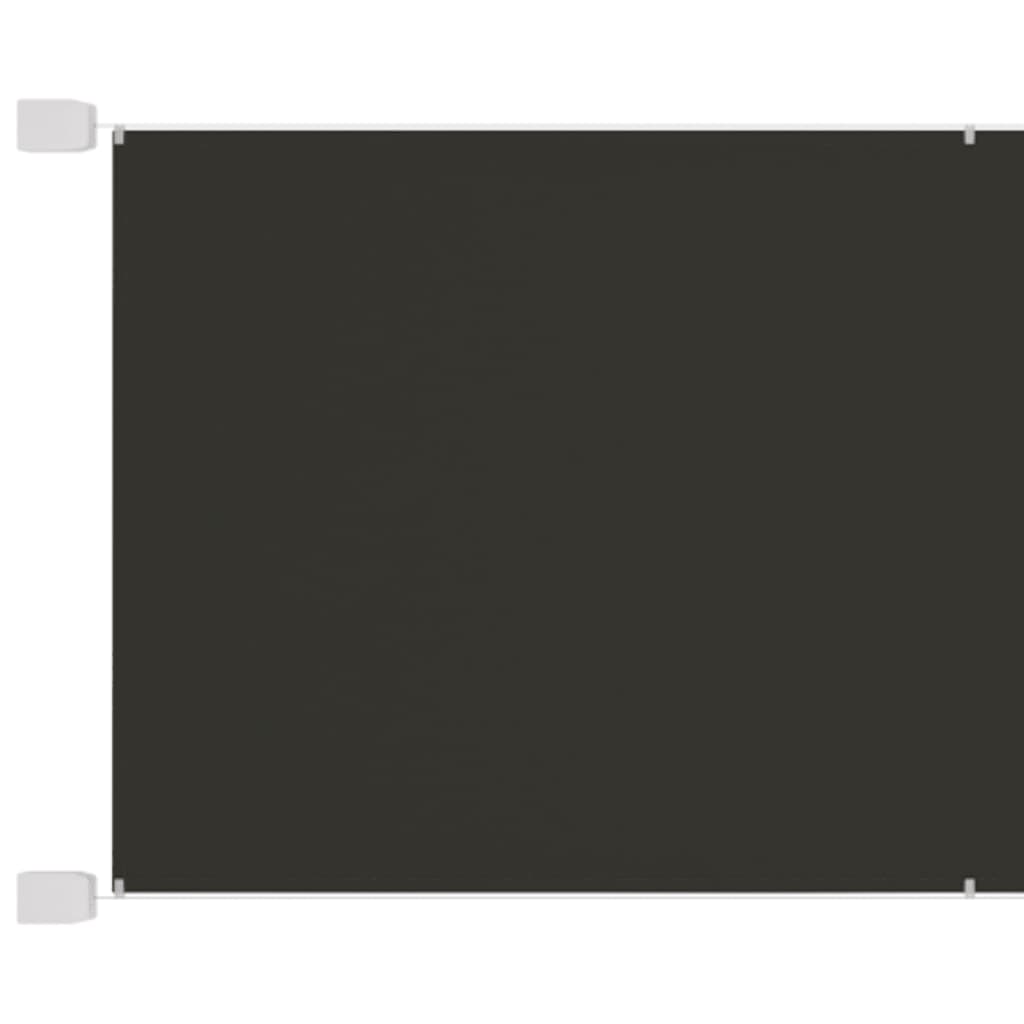 Vidaxl Luifel Vertical 60x1000 cm Oxford stof Anthracite -farvet