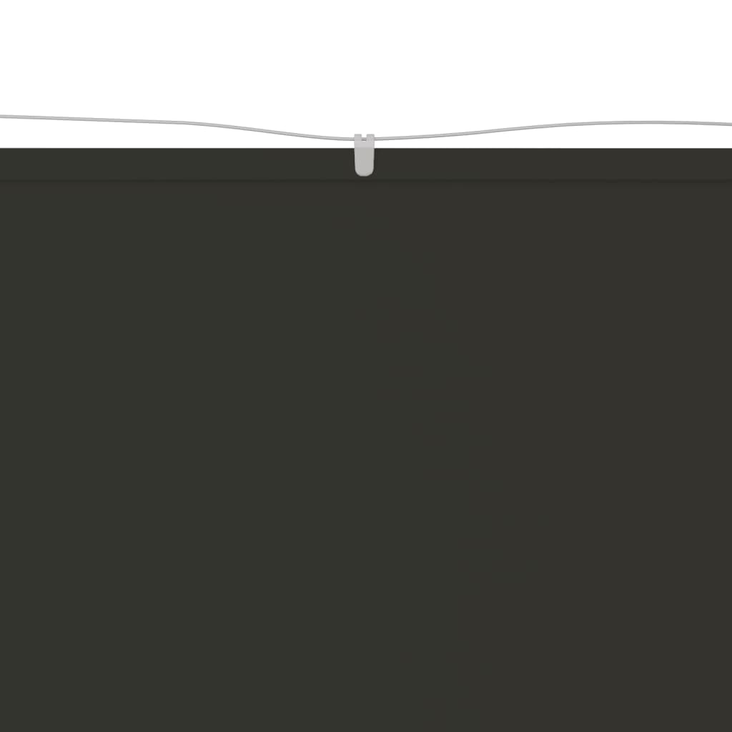 Vidaxl Luifel Vertical 60x1000 cm Oxford stof Anthracite -farvet