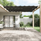 Vidaxl Luifel Vertical 60x1000 cm Oxford stof Anthracite -farvet
