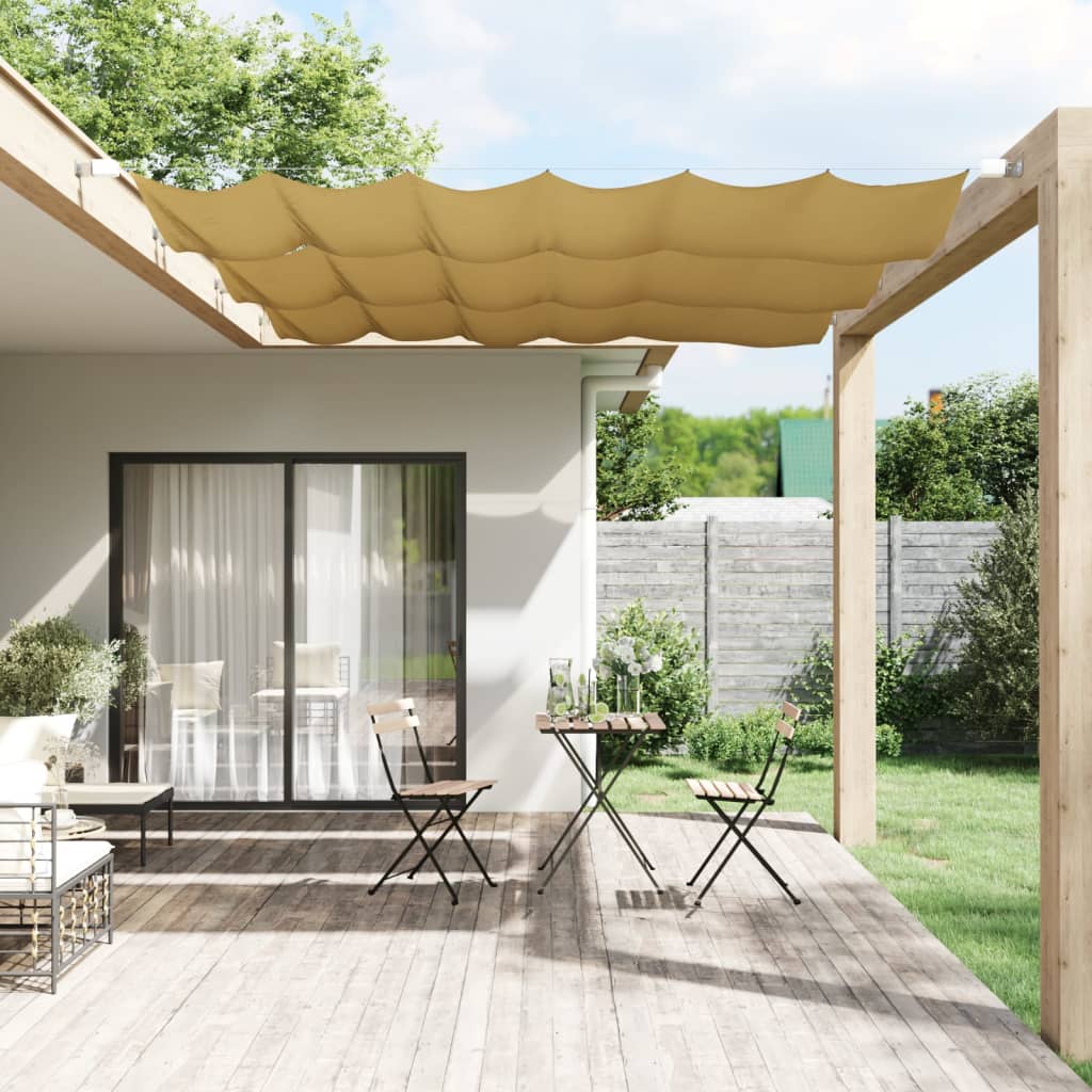 Vidaxl luifel vertikální 100x270 cm oxfordská tkanina béžová