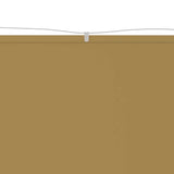 Vidaxl luifel vertikální 140x800 cm oxfordská textilie béžová