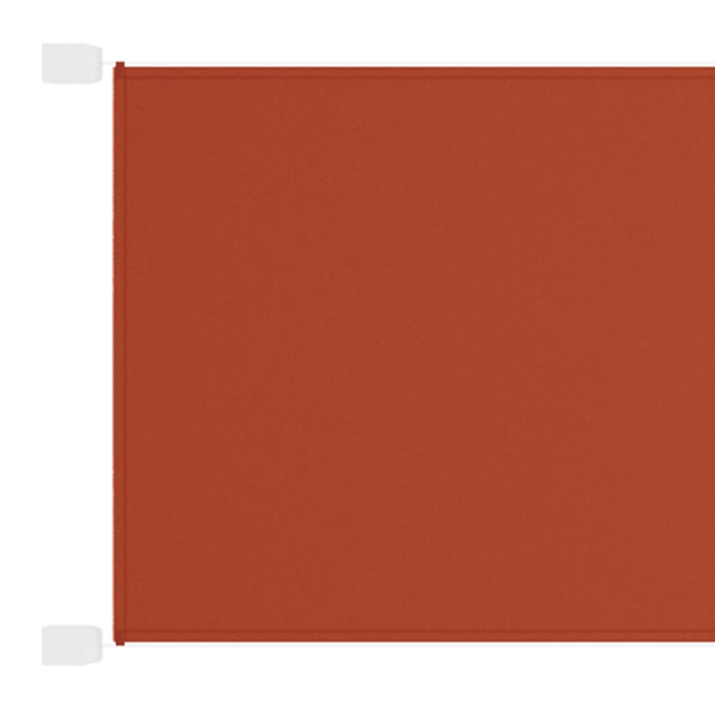 Vidaxl Luifel Vertical 140x800 cm Terracotta in tessuto Oxford
