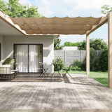 Vidaxl Luifel Vertical 140x360 cm Oxford Fabric Taupe