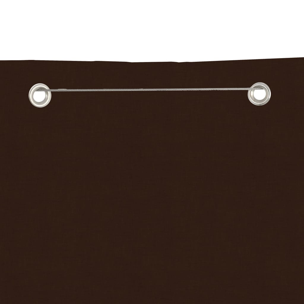 Obrazovka balkonu Vidaxl 100x240 cm Oxfordská textilie hnědá