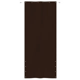 Obrazovka balkonu Vidaxl 120x240 cm Oxfordská textilie hnědá