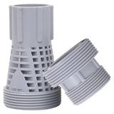 Vidaxl 2-part swimming pool hose connections plastic