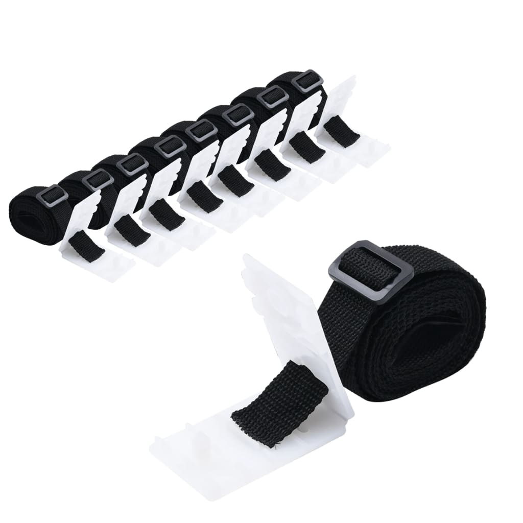 VIDAXL Rolling -Ansätze für die Swimmingpool -Abdeckung 8 ST Universal 1,8 m