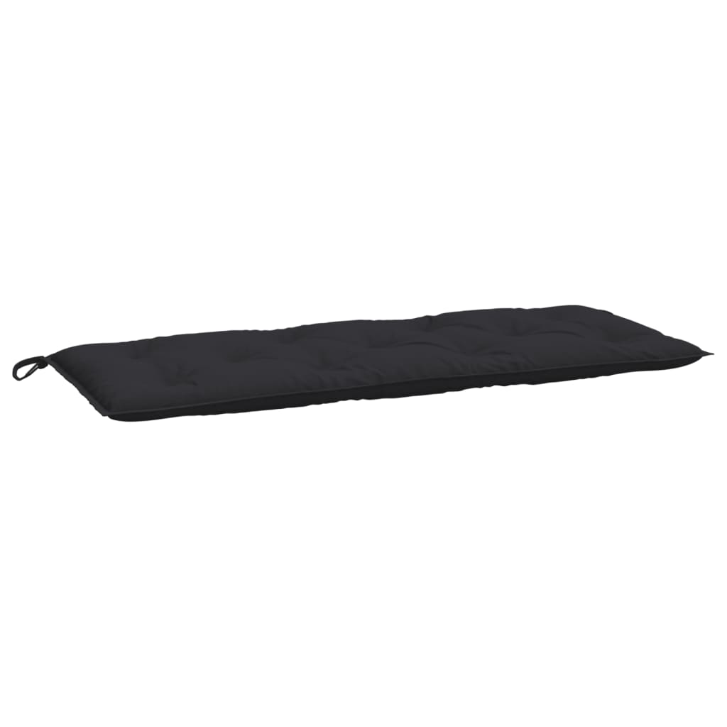 Vidaxl jardin banc coussin 120x50x7 cm tissu oxford noir