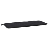Vidaxl jardin banc coussin 120x50x7 cm tissu oxford noir