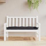 Vidaxl jardin banc coussin 120x50x7 cm tissu oxford noir