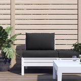 Vidaxl Palette Këssen 2 St Stoff Schwaarz