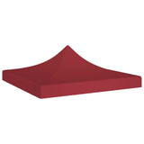 Šotska streha Vidaxl Party 270 g m² 3x3 m Bordeaux rdeča
