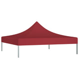 Šotska streha Vidaxl Party 270 g m² 3x3 m Bordeaux rdeča