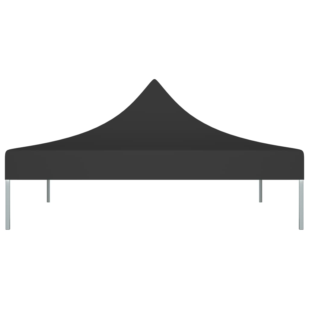 Šotska streha Vidaxl Party 270 g m² 3x3 m črna