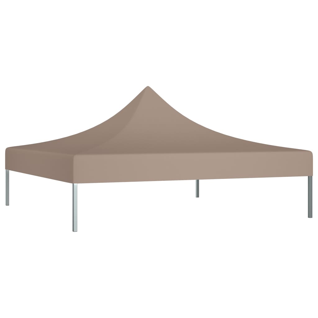 Střecha stanu Vidaxl Party 270 g m² 2x2 m taupe