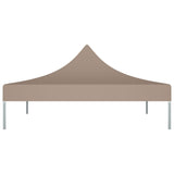 Střecha stanu Vidaxl Party 270 g m² 2x2 m taupe