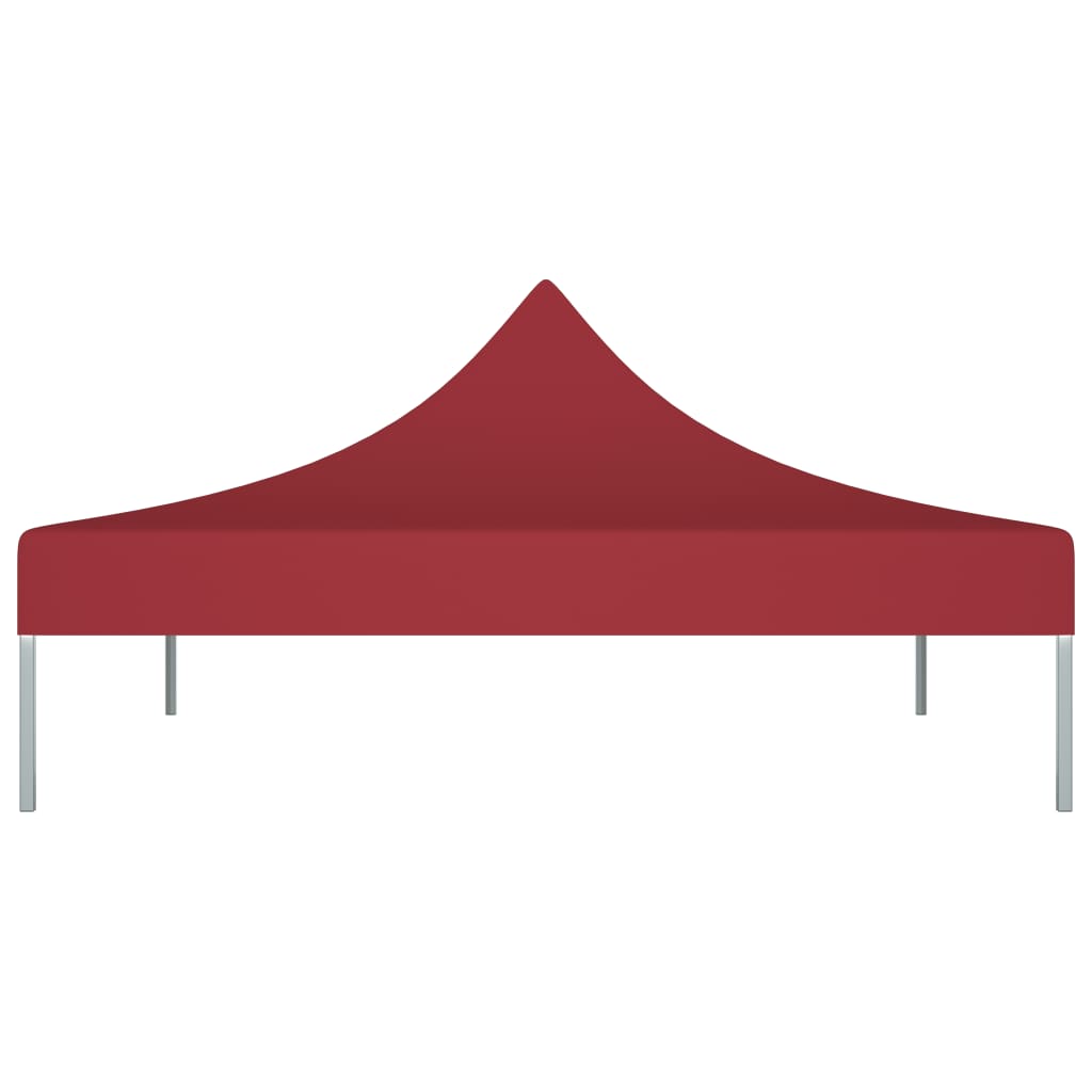 Vidaxl Party Tent Roof 270 G M² 2x2 M Bordeaux Rød