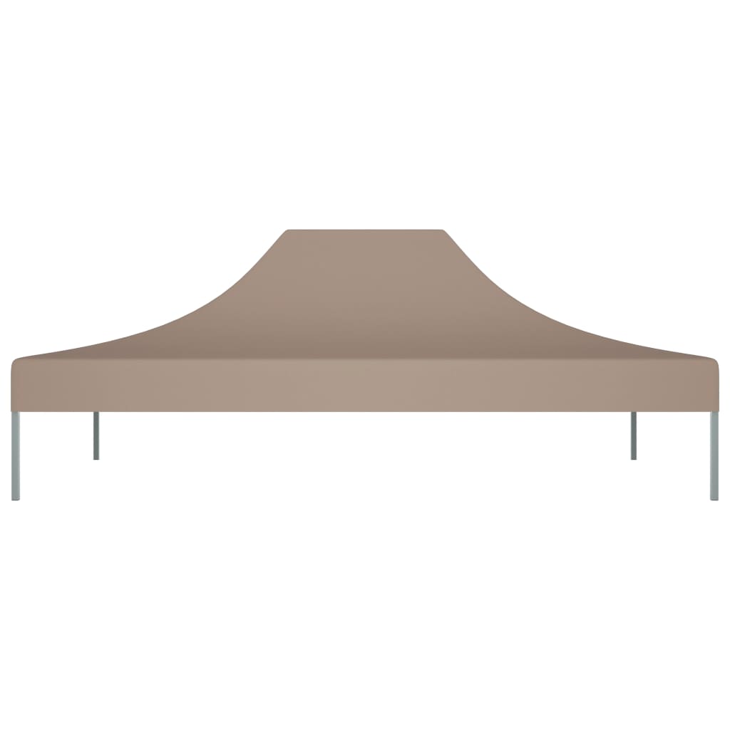 Střecha stanu Vidaxl Party 270 g m² 4x3 m taupe