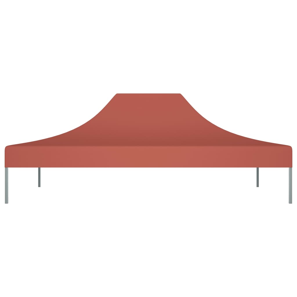 Střecha stanu Vidaxl Party 270 g m² 4x3 m terakota
