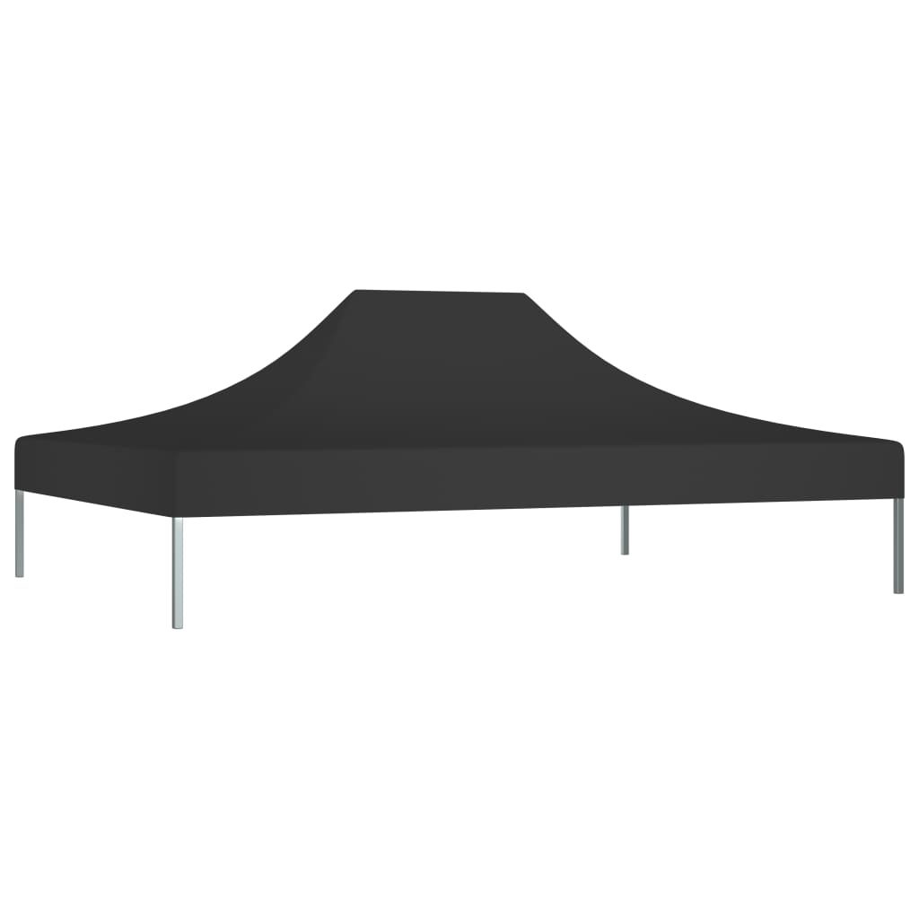 Střecha stanu Vidaxl Party 270 g m² 4x3 m černá