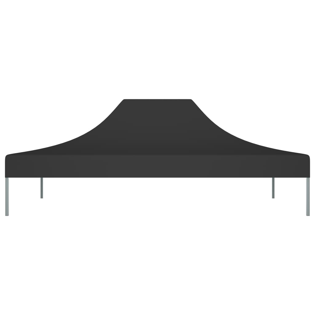 Střecha stanu Vidaxl Party 270 g m² 4,5x3 m černá