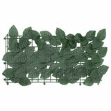 Écran de balcon Vidaxl avec feuilles vert foncé 500x150 cm