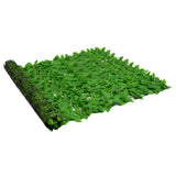 Pantalla de balcón Vidaxl con hojas verdes 400x150 cm
