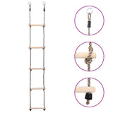 Vidaxl ladder with 5 sports 210 cm Solid pine