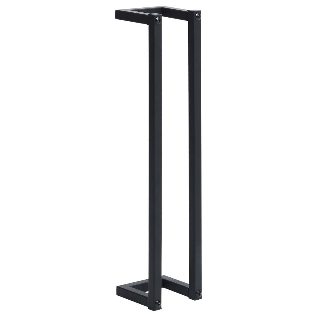 Vidaxl håndklædeholder 12,5x12,5x60 cm jern sort
