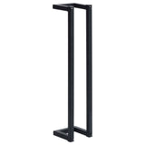 Vidaxl håndklædeholder 12,5x12,5x60 cm jern sort