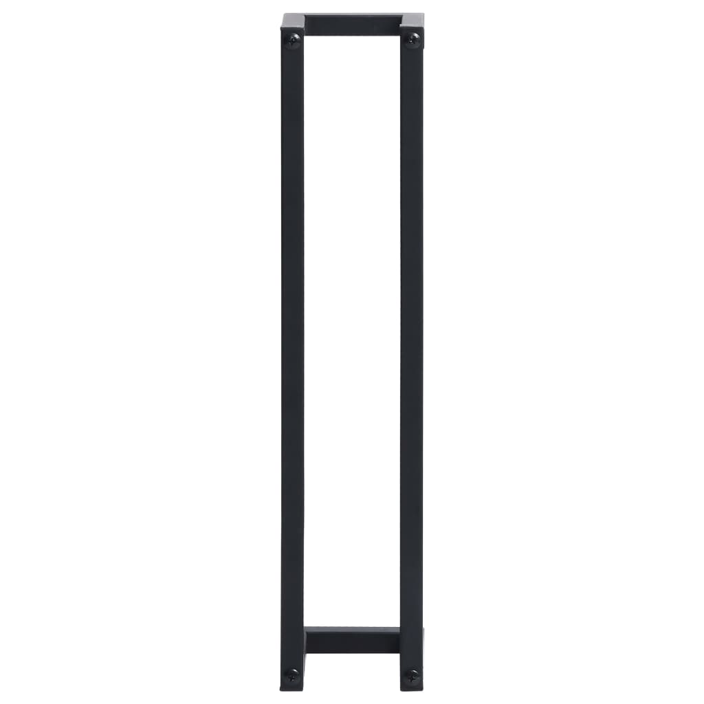 Vidaxl håndklædeholder 12,5x12,5x60 cm jern sort