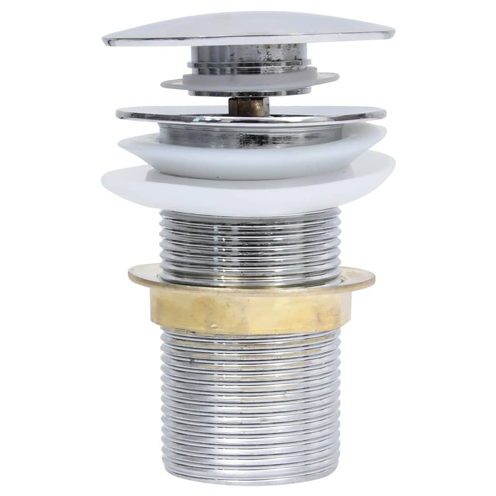 Wyskakujące wysięgnik vidaxl bez przepełnienia 6.4x6.4x9.1 cm Chrome w kolorze