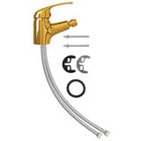 Válvula de bidet Vidaxl 13x12 cm de color oro