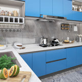 Vidaxl Möbelöle Selbstadhäsiv 2 ST 500x90 cm PVC Azure Blau