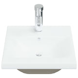 Vidaxl Byggt -in tvättställ med TAP 42x39x18 cm keramisk vit