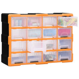 Vidaxl Organizer with 16 medium drawers 52x16x37 cm