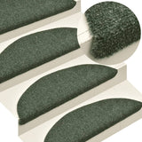 Vidaxl Staps Mants Selbst -Aadhesiv 10 St 65x21x4 cm Fill Treen Green