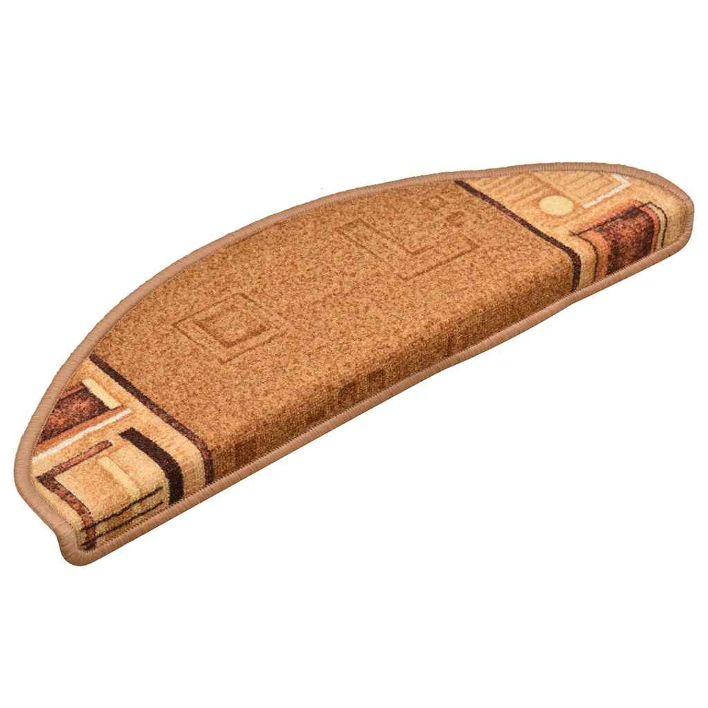 Vidaxl trapper selv -fast 10 st 65x21x4 cm beige