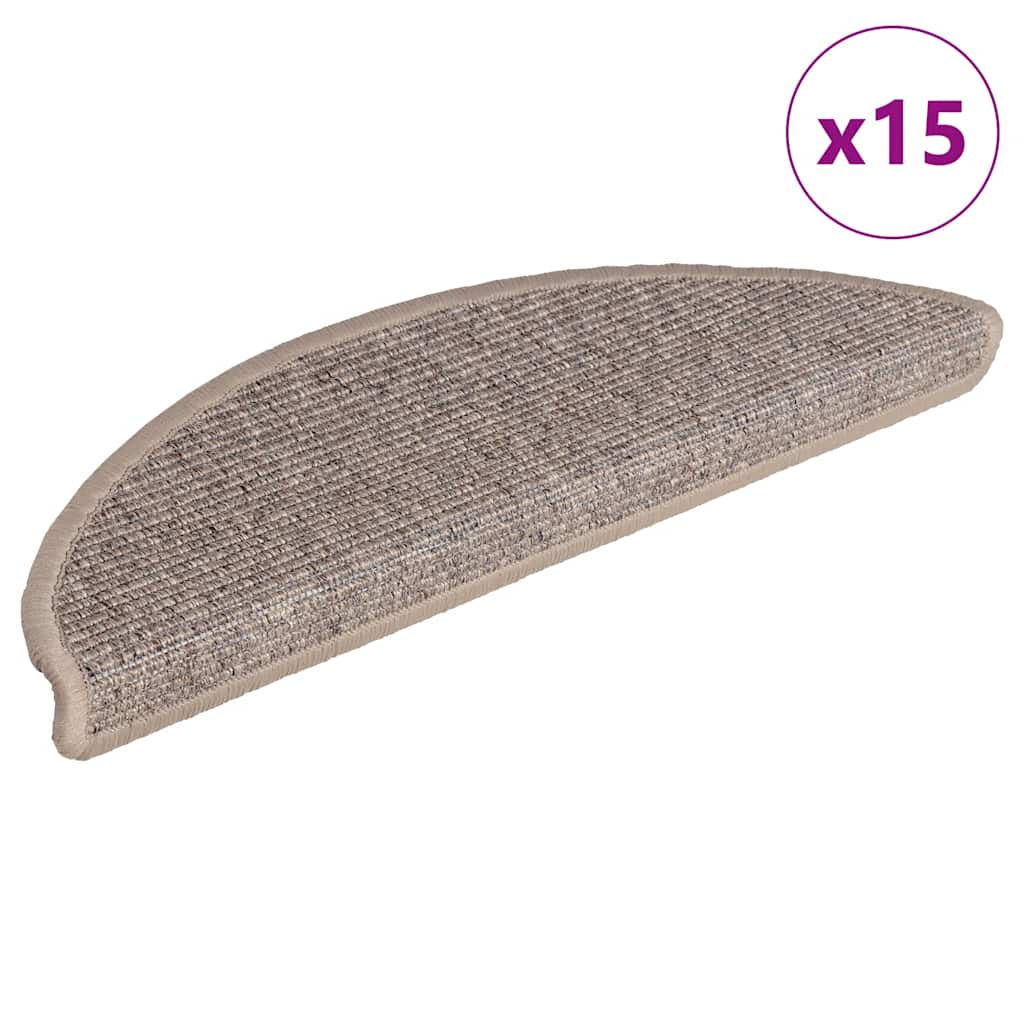 Vidaxl Staps Mants selbst -Aadhesiv 15 st 56x17x3 cm donkel Bige