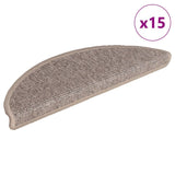 Vidaxl Staps Mants selbst -Aadhesiv 15 st 56x17x3 cm donkel Bige