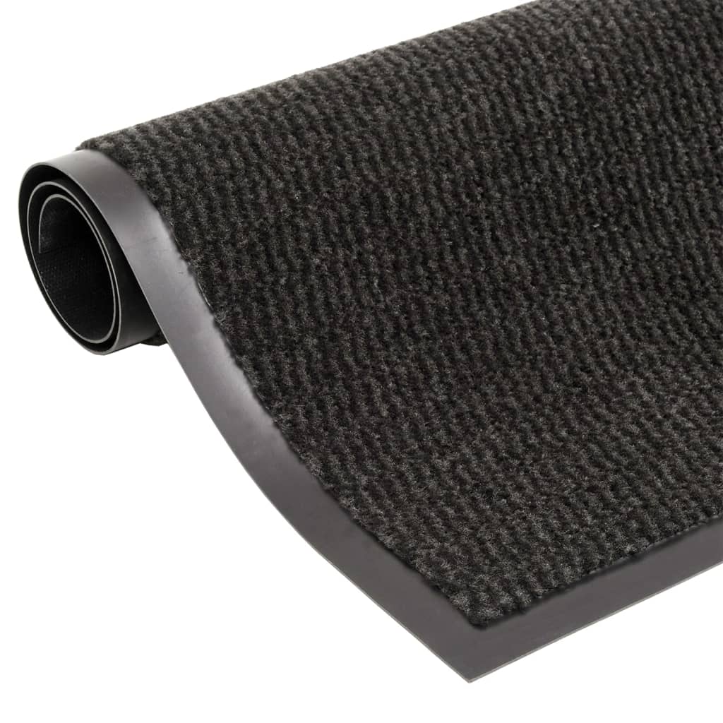 Vidaxl Doormat tuftede 60x150 cm sort