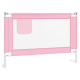 Vidaxl Bett Chart-Tauddl 100x25 cm Stoff rosa