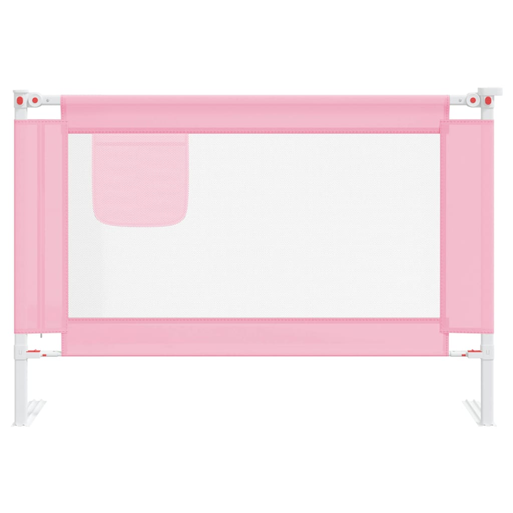 Vidaxl Bett Chart-Tauddl 100x25 cm Stoff rosa