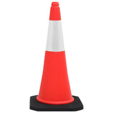 Silki drogowe vidaxl z ciężką podstawą 4 stubiktywną 75 cm