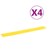 Vidaxl Kabel Protektoren Dréibicher 4 St 98,5 cm giel