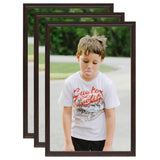 Fotografické rámce Vidaxl 3 PCS pro tabulku 21x29.7 cm mdf černá