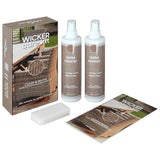 Vidaxl Rattan-En-Textileen Set pro zahradní nábytek 2x250 ml