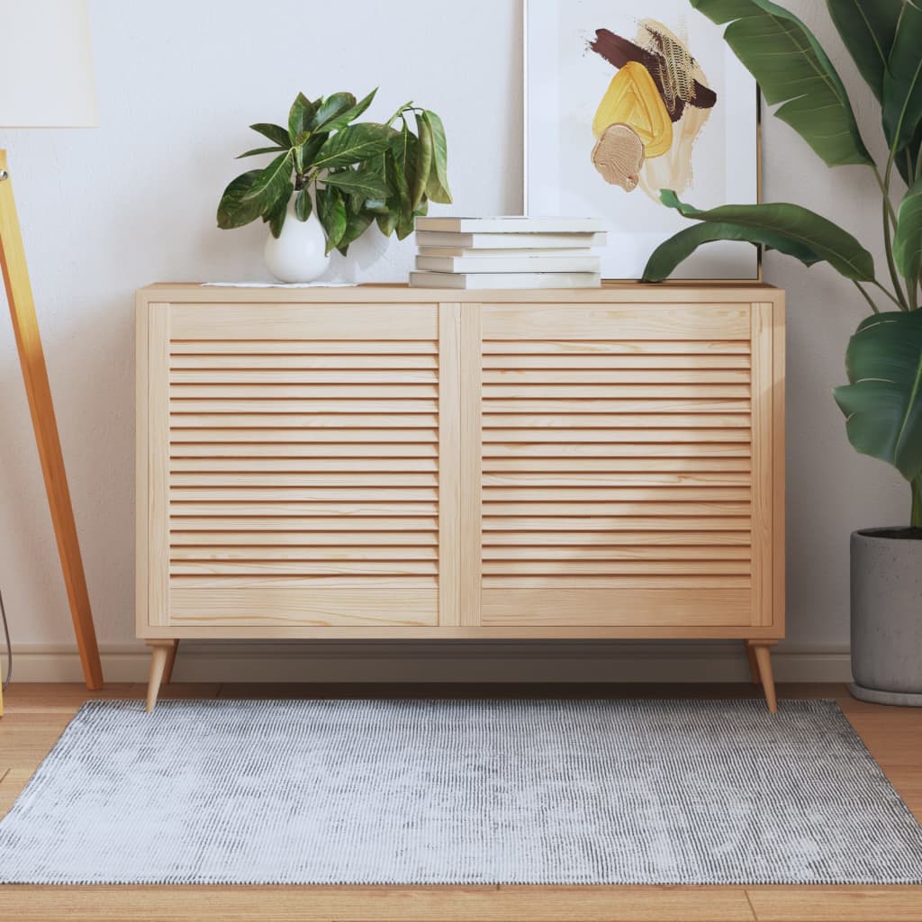 VidaXL Cabinet doors with slats 2 pcs 61.5x59.4 cm solid pine