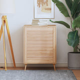 VidaXL Cabinet door with slats 69x59.4 cm Solid pine