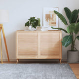 VidaXL cupboard doors with slats 2 pcs 69x59.4 cm solid pine